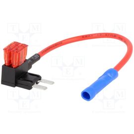 Splitter 10A 2 sigurante mini 1mm2 Culoare rosu - - Roveli