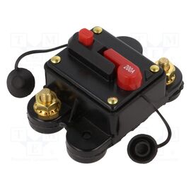 Siguranta automata auto 200A neagra 12÷48VDC 78x52x37mm - - Roveli