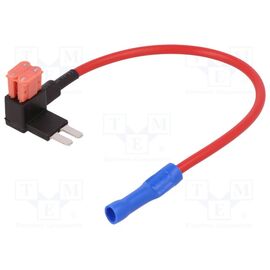 Splitter 10A 2 sigurante micro 1mm2 Culoare rosu - - Roveli
