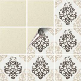 Set 100 buc. x Sticker Autocolant Faianta Decorativa "Kitchen Design" model K-FAI-375  - - Roveli