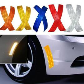 Sticker reflectorizant Warning Stripe (set 4 buc) - - Roveli
