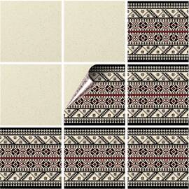 Set 100 buc. x Sticker Autocolant Faianta Decorativa "Kitchen Design" model K-FAI-362  - - Roveli