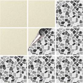 Set 100 buc. x Sticker Autocolant Faianta Decorativa "Kitchen Design" model K-FAI-369  - - Roveli