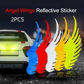 Set 2 buc sticker reflectorizant ANGEL WINGS - - Roveli