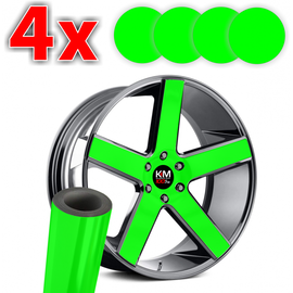 Set Folii Colantare Jante - Verde Oracal - - Roveli