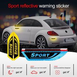 Set 2 buc sticker reflectorizant SPORT - - Roveli