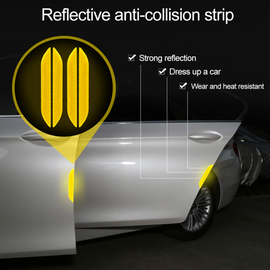 Set 4 buc. sticker reflectorizant SAFE DOORS 2 - - Roveli