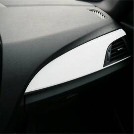 Folie Auto Colantare Trimuri, Model Piele Alba, 100 x 45cm - - Roveli