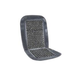 Huse auto cu bile de masaj din lemn si margine de plus gri CSM-01-Grey - - Roveli