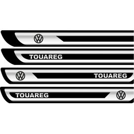 Set protectii praguri CROM - VW Touareg - - Roveli