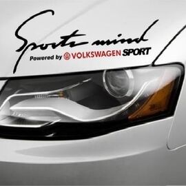 Sticker Sports Mind VOLKSWAGEN - - Roveli