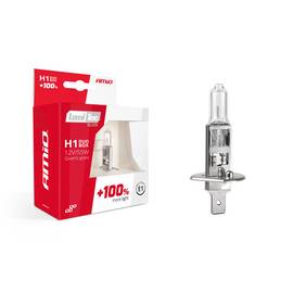 Set becuri cu halogen H1 12V 55W LumiTec SILVER + 100% DUO BOX - - Roveli