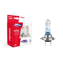 Set becuri cu halogen H7 12V 55W LumiTec LIMITED + 130% DUO BOX - - Roveli