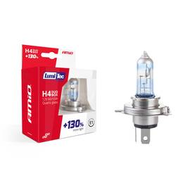 Set becuri cu halogen H4 12V 60 / 55W LumiTec LIMITED + 130% DUO BOX - - Roveli