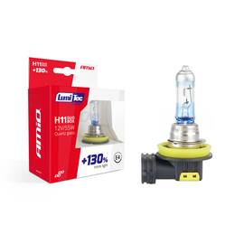 Set becuri cu halogen H11 12V 55W LumiTec LIMITED + 130% DUO BOX - - Roveli