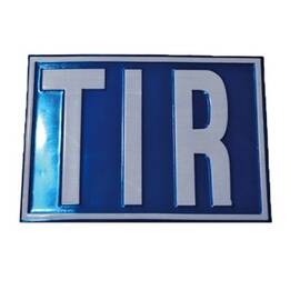 Placuta metalica TIR din otel reliefat - - Roveli