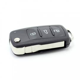 VW Carcasa cheie tip briceag 3 butoane - 2010 + - - Roveli