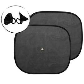 Jaluzele negre pentru geamurile laterale 44x38cm set 2 buc - - Roveli