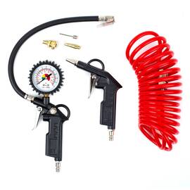 Set 6 piese pentru umflare roti si suflare cabina camion - - Roveli