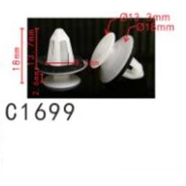 Clipsuri plastic Model C1699 - - Roveli
