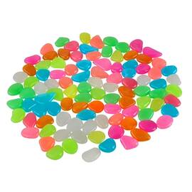 Set 100 pietre decorative fluorescente, culoare Multicolor, AVX-AG653C - - Roveli