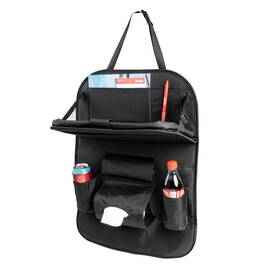 Organizator auto cu masa rabatabila, montaj pe spatarul scaunului - - Roveli