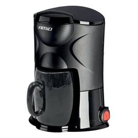 Cafetiera auto pentru autoutilitare si microbuze, alimentare 12V, putere 170W, volum 150ml - - Roveli