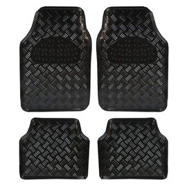 Covorase Auto Universale, model Diamond, culoare Crom Negru - - Roveli