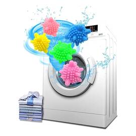 Set 5 bile anti-scamosare si inmuiere a rufelor, pentru masina de spalat - - Roveli