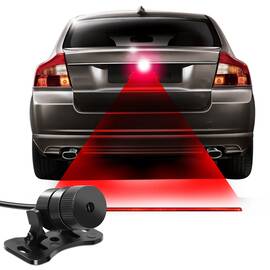 Proiector de ceata cu Raza Laser Anti-Accident, alimentare 12V, culoare rosie, pentru vehicule Off-Road, ATV, SSV - - Roveli