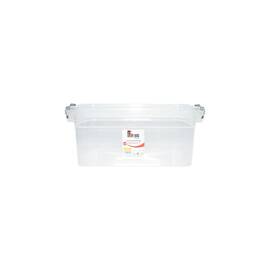 Cutie depozitare 7.5L cu capac din plastic, transparenta 220x340x140mm Cod: DISLK03 - - Roveli