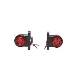 Lampa gabarit rotativ laterala LED alba-rosu 12-24V FR1102 Cod: BK69538 - - Roveli