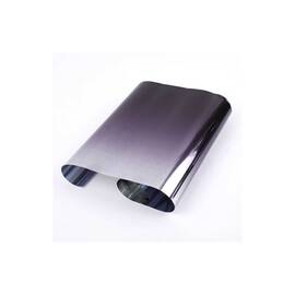 Folie geam parbriz  negru-argintiu 20x150cm - - Roveli
