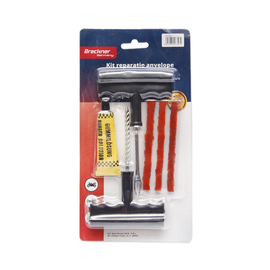 Kit profesional vulcanizare anvelope tubeless la rece cu snur si adeziv  Cod:BK77440 - - Roveli
