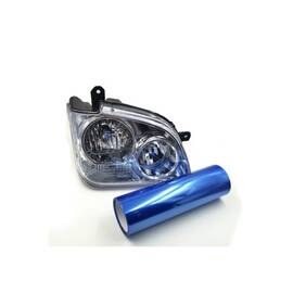 Folie albastra protectie  faruri / stopuri la rola de 10mx0.6m KLS81 - - Roveli