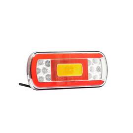 Lampa spate 220x100, 6 functii, cu ceata si numar, LED, FT-130PM Fristom - - Roveli