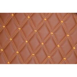 Material special pentru COVORASE auto romb  maro/cusatura maro.Cod: COV02MM - - Roveli