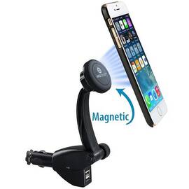Suport telefon magnetic USB pentru incarcare HC1791 - - Roveli