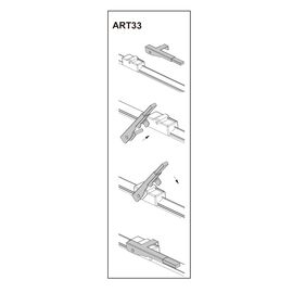 Stergator parbriz sofer VOLKSWAGENPHAETON (D32) 04/2002➝ COD:ART33 24" - - Roveli