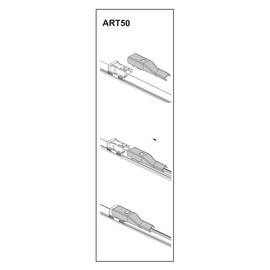 Stergator parbriz pasager VOLKSWAGEN GOLF VI Cabrio 03/2011➝ COD:ART50 19" - - Roveli