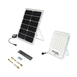Lampa LED cu panou solar monocristalin senzor de miscare si telecomanda 25W BK87486 - - Roveli