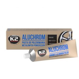 Pasta polish curatat, lustruit suprafete cromate si aluminiu 120gr Aluchrom K003 K2 - - Roveli