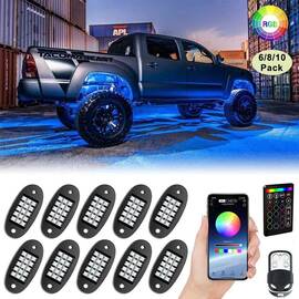 Kit Lumini submasina RGB ROCK LIGHT 12 module Cod : SPT1512C2-12 12V - - Roveli