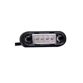 Lampa gabarit, 84x27, LED, slim, rosie, cu 2 garnituri bullbar,  Fristom , Cod:FT-073C - - Roveli
