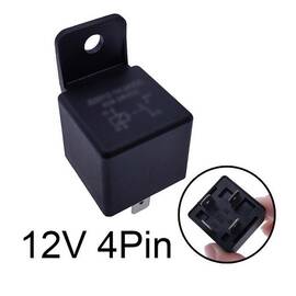 Releu 4P 12V 4 pini  cu prindere in surub  Cod: W14783-3 - - Roveli