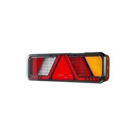 Lampa stop 450x138, 24V, LED, 6 functii, ceata, mers inapoi, cu triunghi, stanga/dreapta FT-700-066 Fristom - R-Dreapta - - Roveli