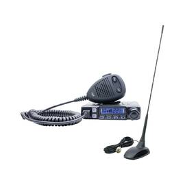Kit statie radio CB PNI Escort HP 7120 ASQ, RF Gain, 4W, 12V si antena CB PNI Extra 48 cu magnet inclus, 45cm, SWR 1.0 - - Roveli