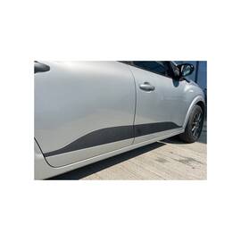 Abtibild bandou lateral compatibil Logan 3 carbon negru 3D (4 bucati) Cod:QITL3-02 - - Roveli