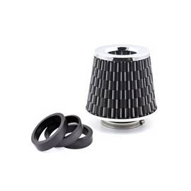 Filtru de aer sport universal  76mm Carbon FLEX - - Roveli