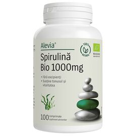 Spirulină Bio 1000mg 100 comprimate Alevia - - Roveli